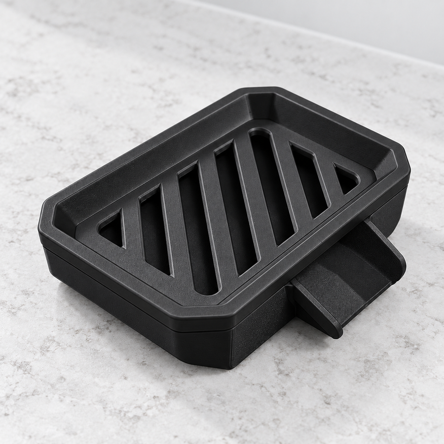 Drain-Channel Soap Dish