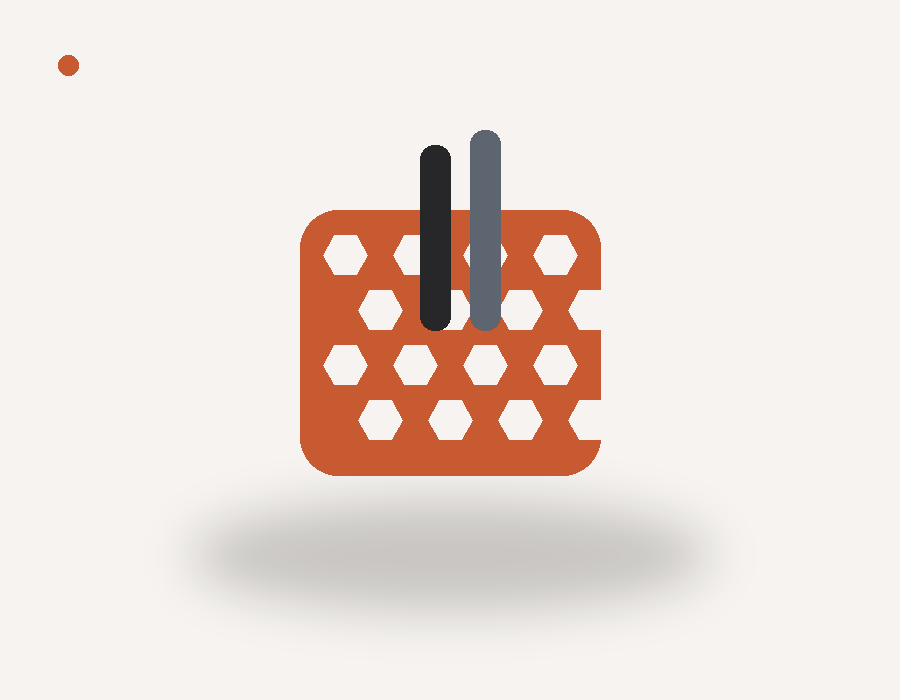 Honeycomb Toothbrush Holder